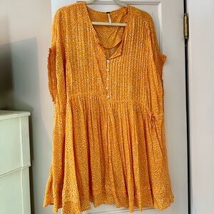 Free People Floral Mini Dress